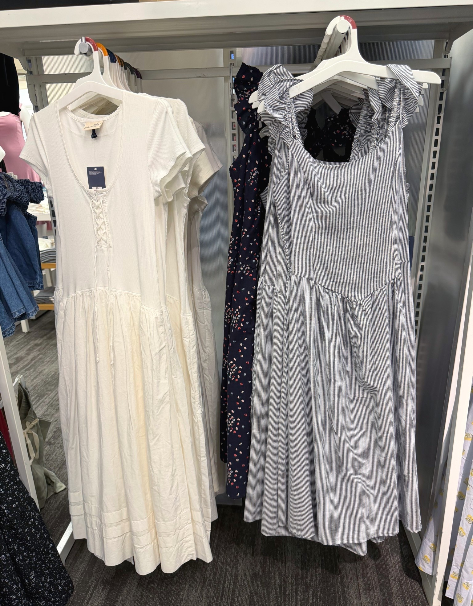 Universal Thread Spring White Lace Up Cap Sleeve & Striped Ruffle Sleeveless Midi Dresses #target #universalthread #easterdresses #newattarget #springdresses

#LTKSeasonal #LTKWedding #LTKootd
