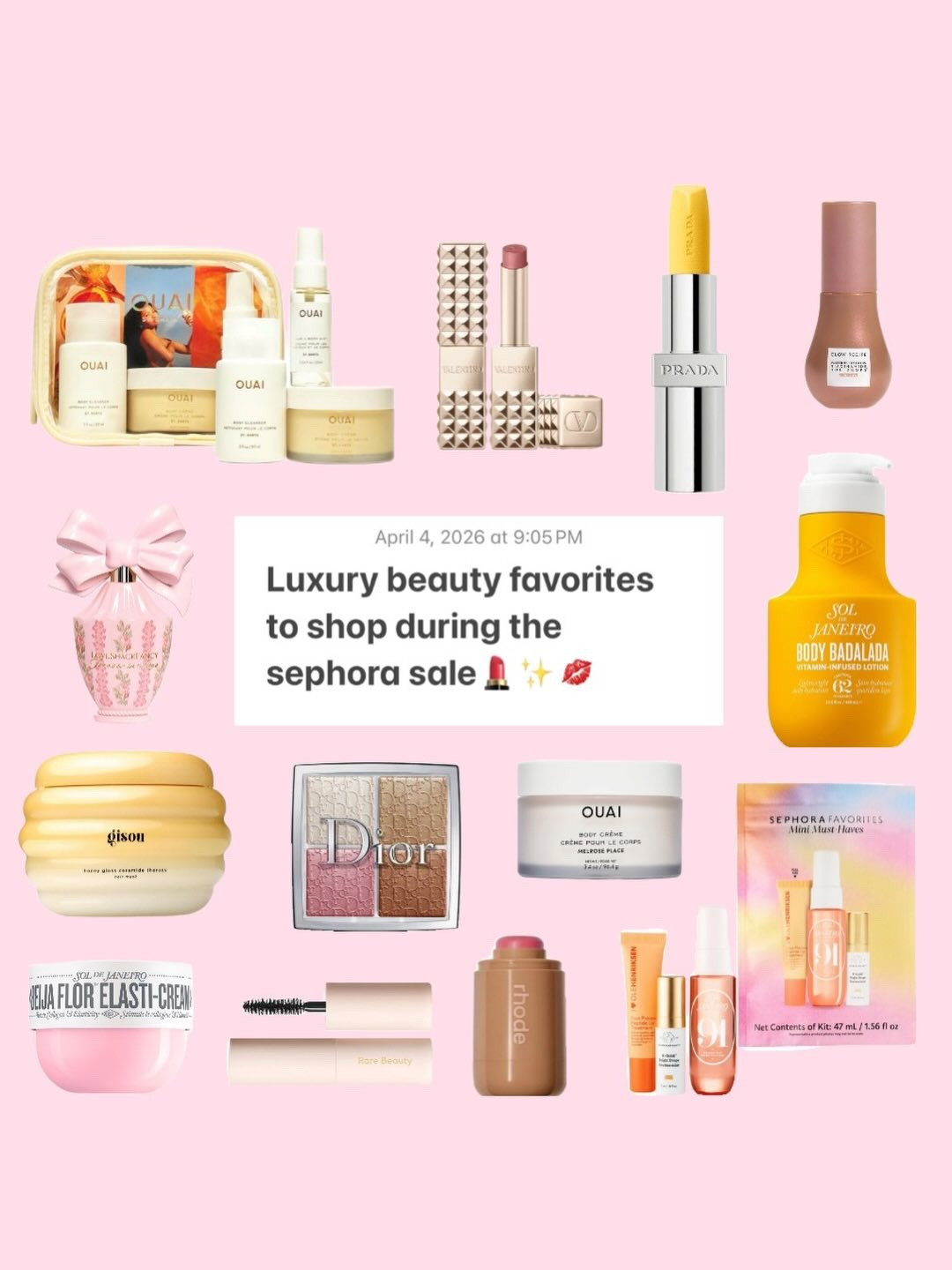 Luxury beauty favorites to shop during the sephora sale 💗 The sephora spring savings sale is April 10th through 20th! Rouge members get 20 percent off, VIB gets 15 percent off, and insider members get 10 percent off. So many of these products are going to go fast, so a lot of people are building their carts now! ☺️ Here are my favorite luxury beauty products that I think are worth the splurge! 💗✨

#sephorasale #sephoraspringsale #sephoraspringsavingsevent #sephorahaul #sephorahauls