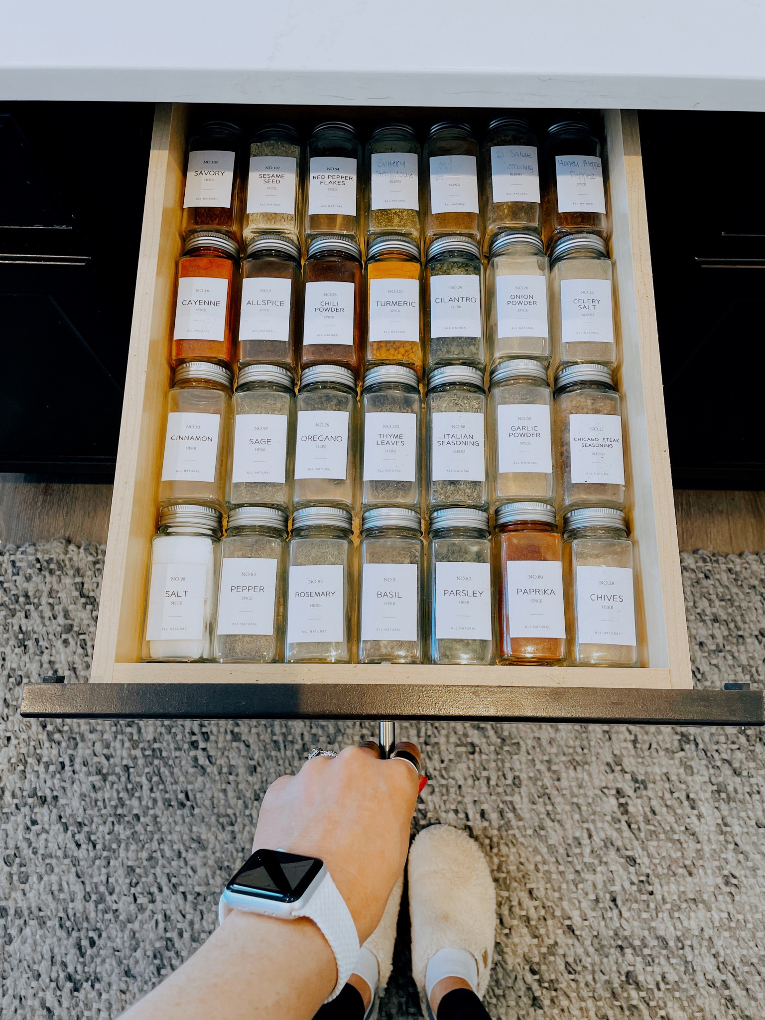 I love these spice drawer organization jars! They make the space look so much cleaner and easier to find exactly what you need! Come in a pack of 36 + a silicone funnel! 

#LTKunder50 #LTKhome #LTKfamily