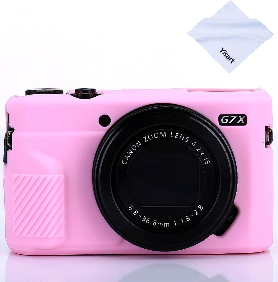 G7X Camera Silicone Case Ultra-Thin Lightweight Rubber Soft Bag Cover for Canon PowerShot G7X Mar... | Amazon (US)