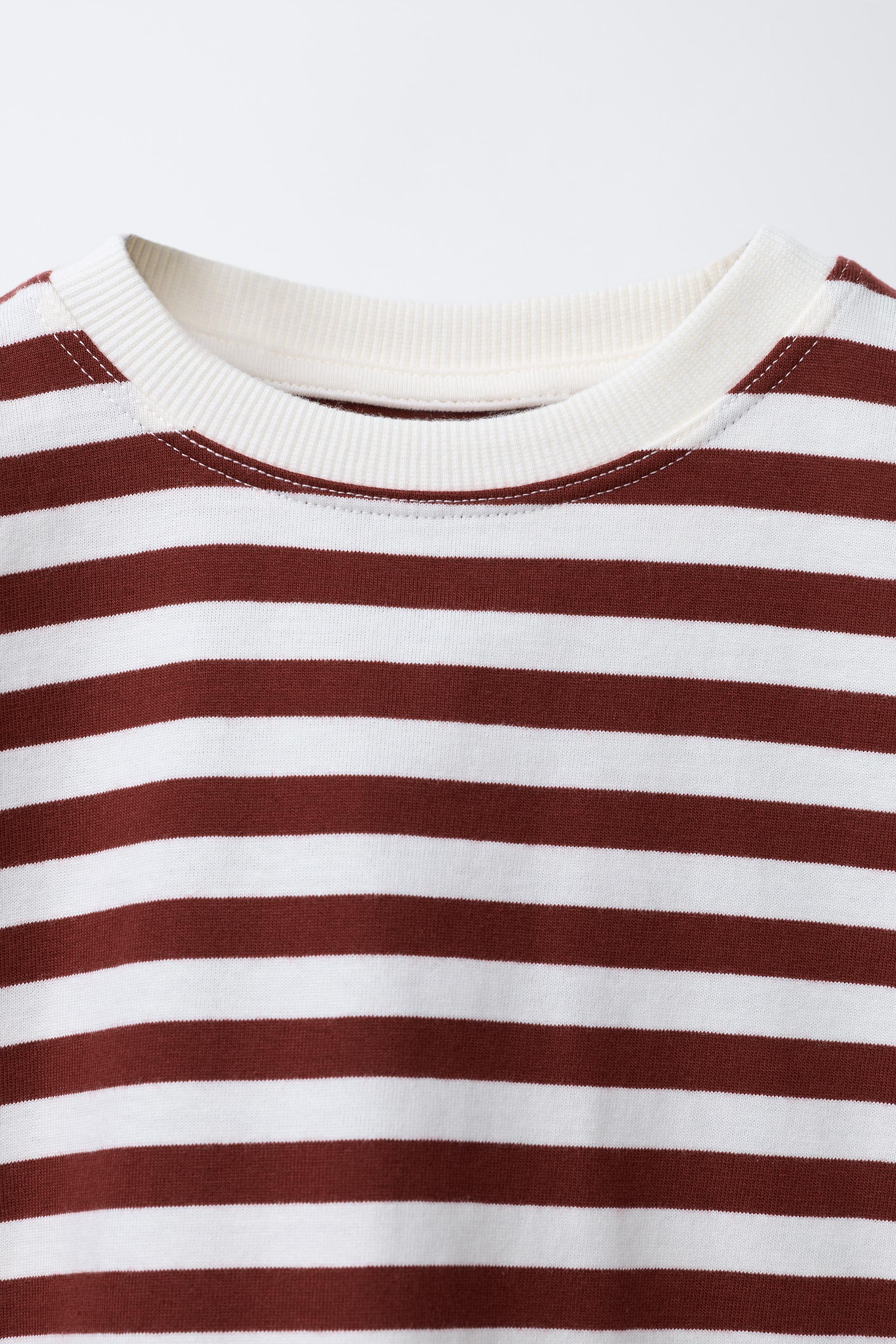STRIPED PRINT T-SHIRT | Zara US