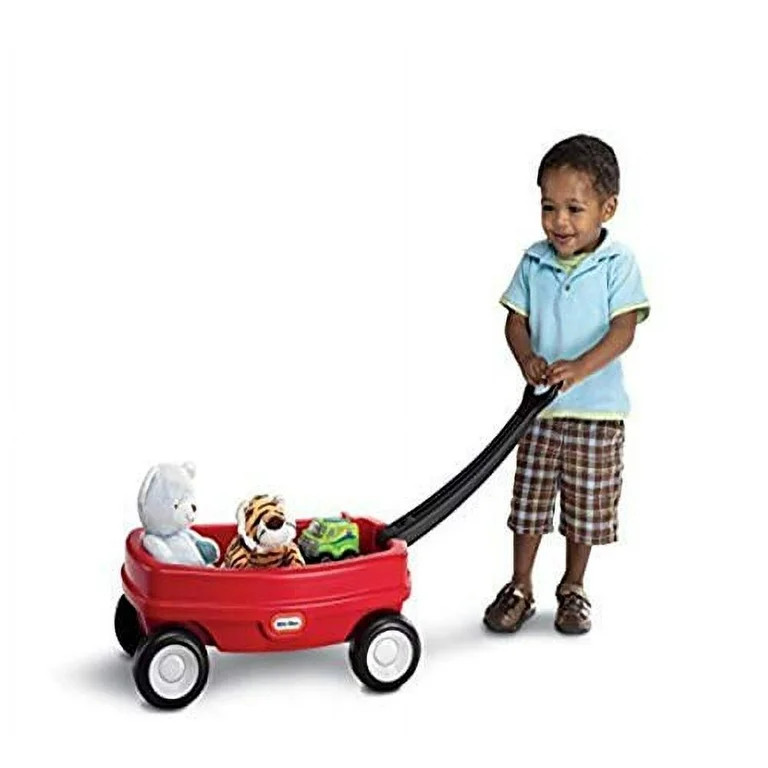 Little Tikes Lil' Wagon, Red, Pull Toy, Ages 18 Months+ | Walmart (US)