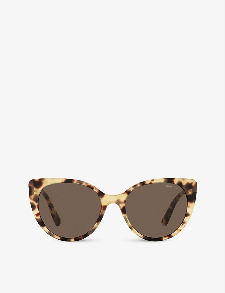 MU04XS cat eye-frame acetate sunglasses | Selfridges