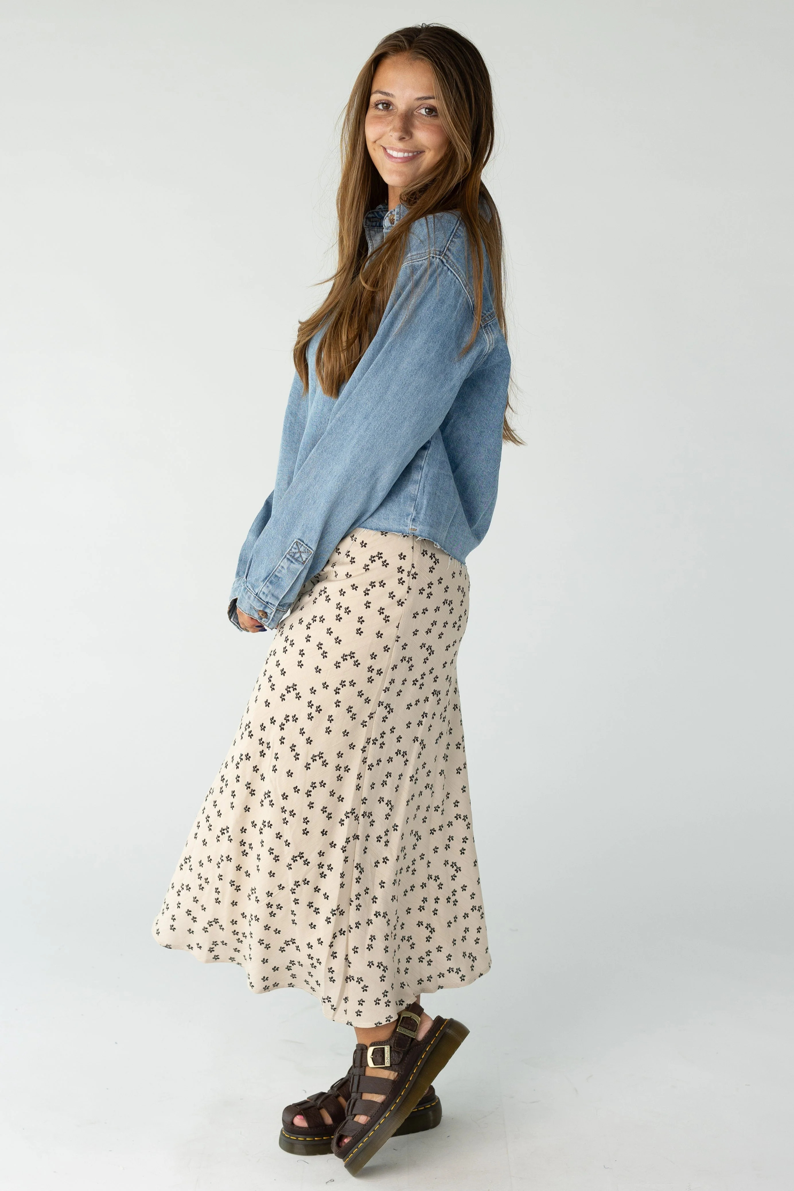 Brass & Roe The Ellie Midi Skirt | Called To Surf