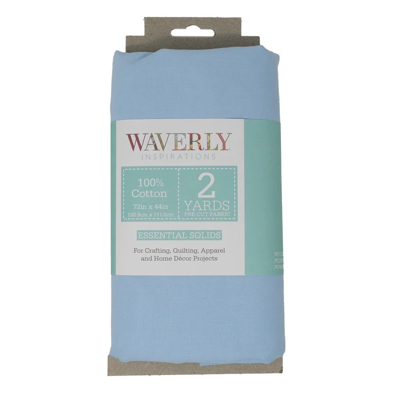 Waverly Inspirations, 100% Cotton, 44 Inch Wide, Sewing & Crafting, Blue, 2 Yard Cut Solids - Wal... | Walmart (US)
