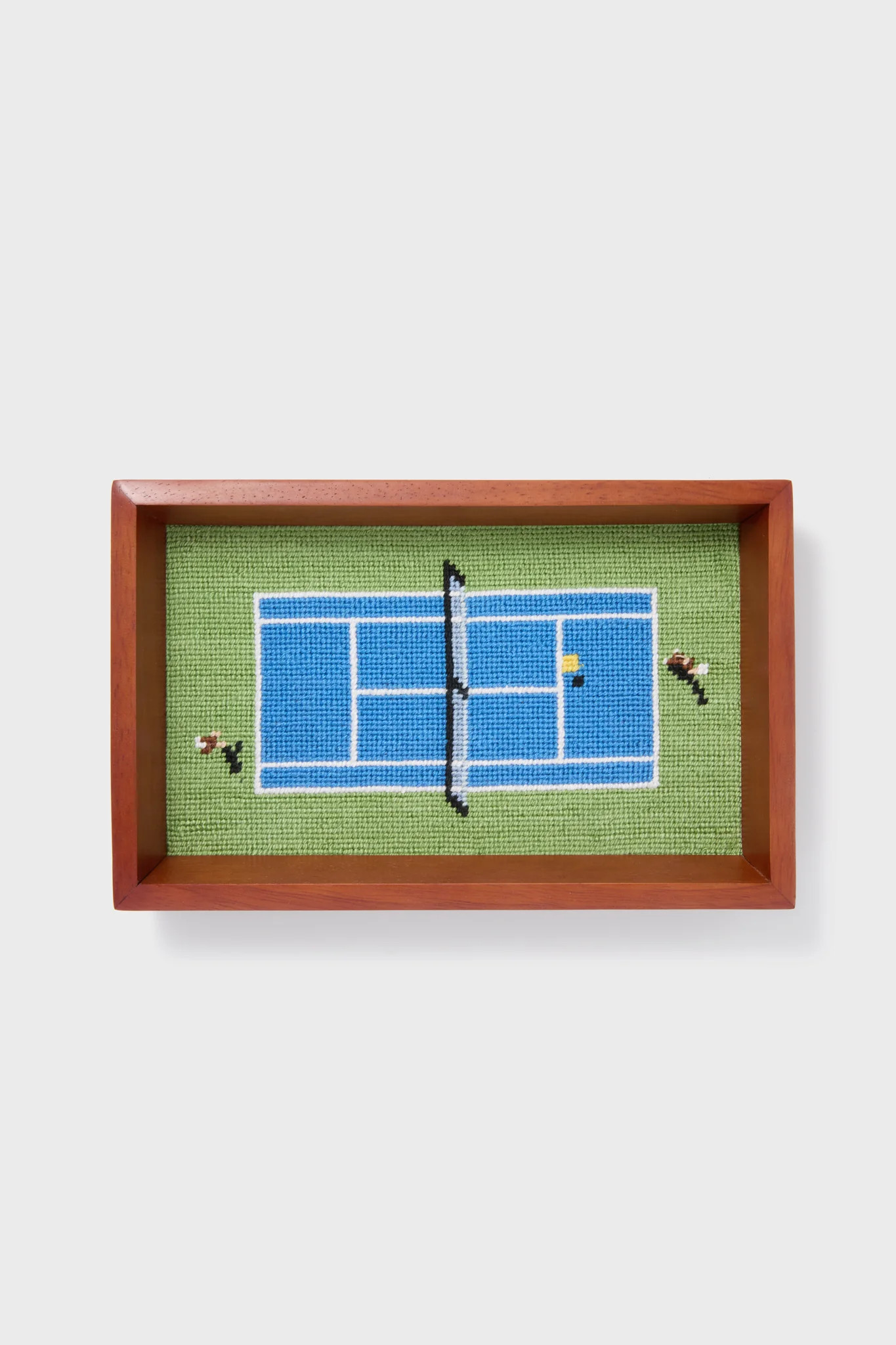 Tennis Overhead Needlepoint Valet Tray | Tuckernuck (US)