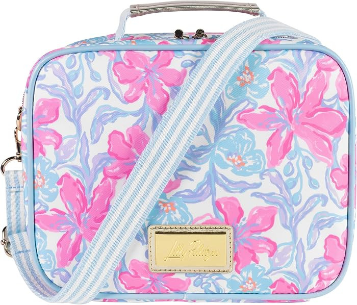 Lilly Pulitzer Insulated Lunch Box for Women, Cute Lunch Cooler Bag with Adjustable/Removable Sho... | Amazon (US)