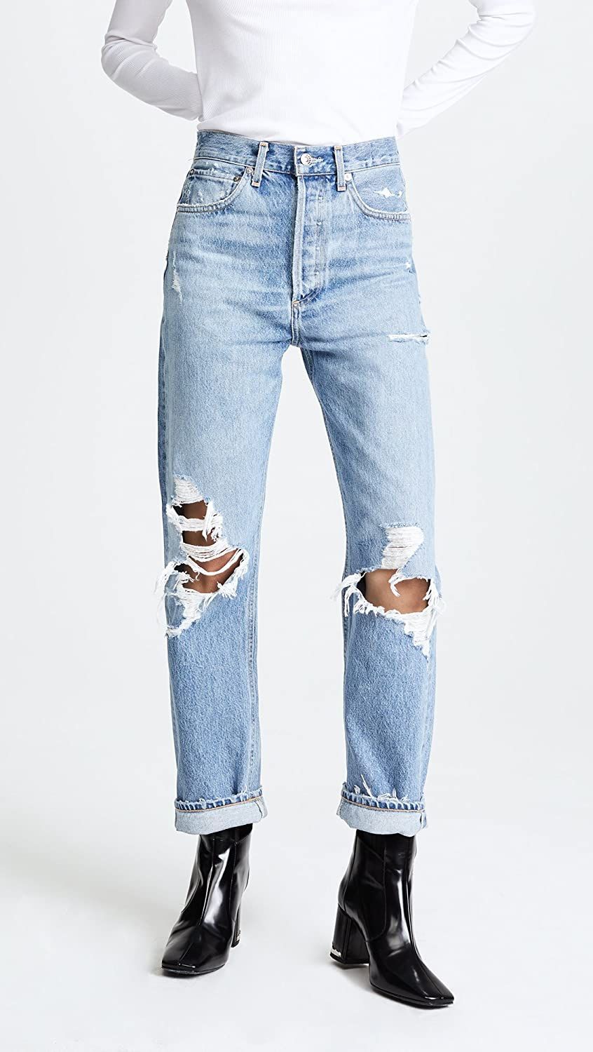 AGOLDE Women's '90s Fit Loose Fit Jeans | Amazon (US)