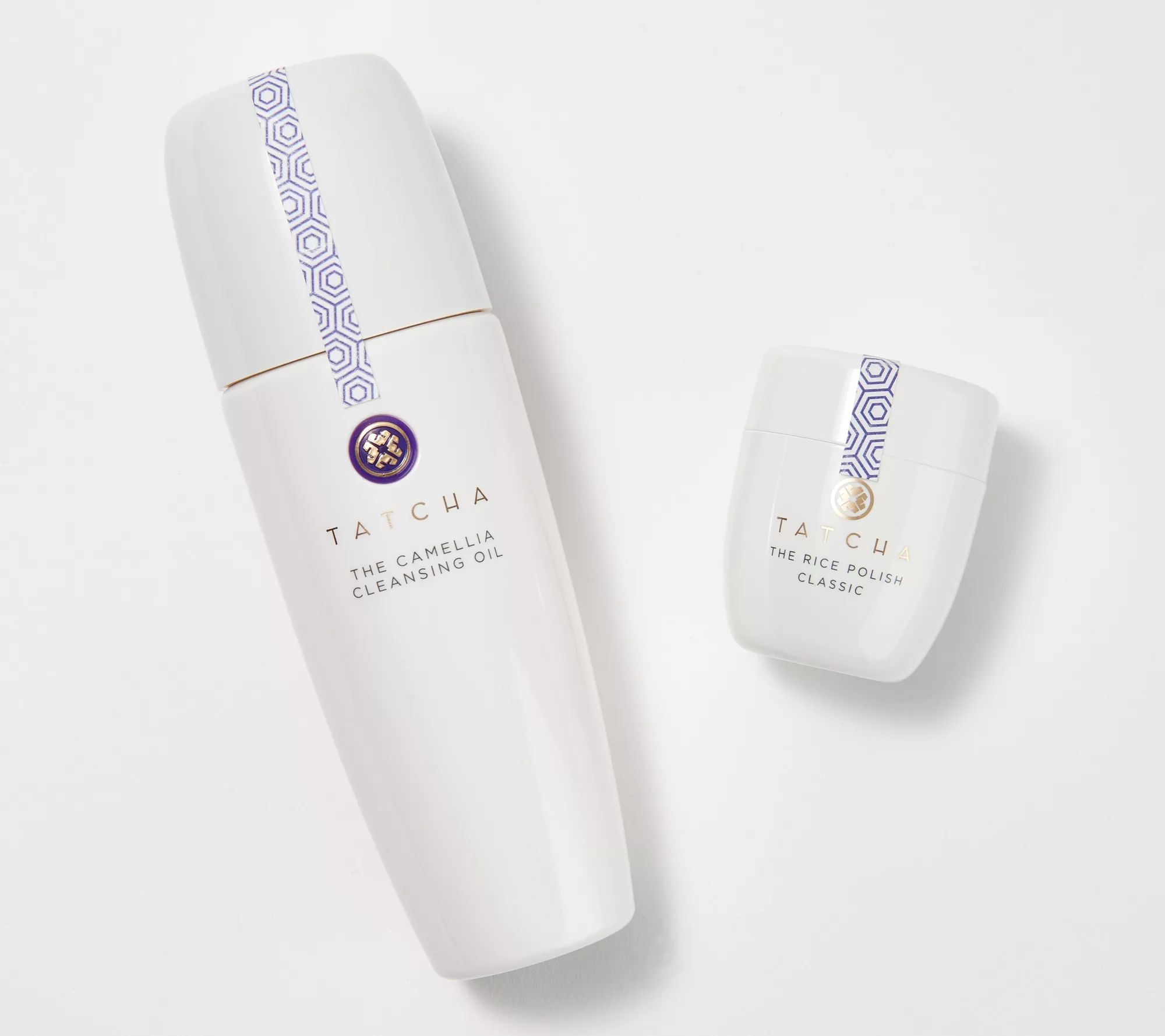TATCHA Camellia Cleansing Oil and Travel-Size Rice Powder | QVC