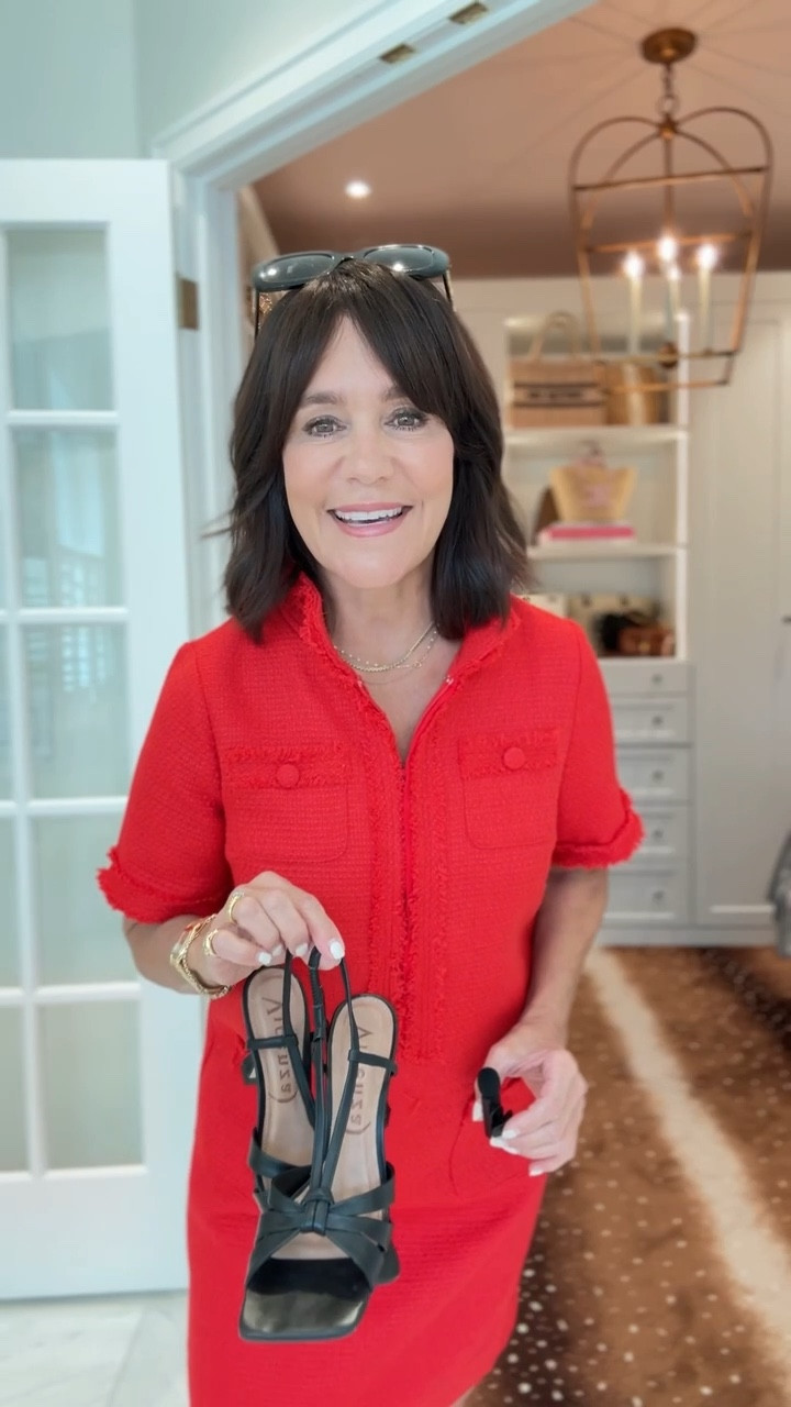 Stop buying black shoes! 

I know, it sounds a bit dramatic, but hear me out. Black shoes can be tricky, especially with dresses or skirts, because they can look a bit severe. As stylists, we know that with black shoes, your eyes go straight to your feet. While we all need a great pair (or two) in our wardrobes, just stick to a simple strappy sandal or a slingback. This said, I don’t think they’re super important … especially now as we enter the spring and summer seasons.

#LTKSeasonal #LTKOver40