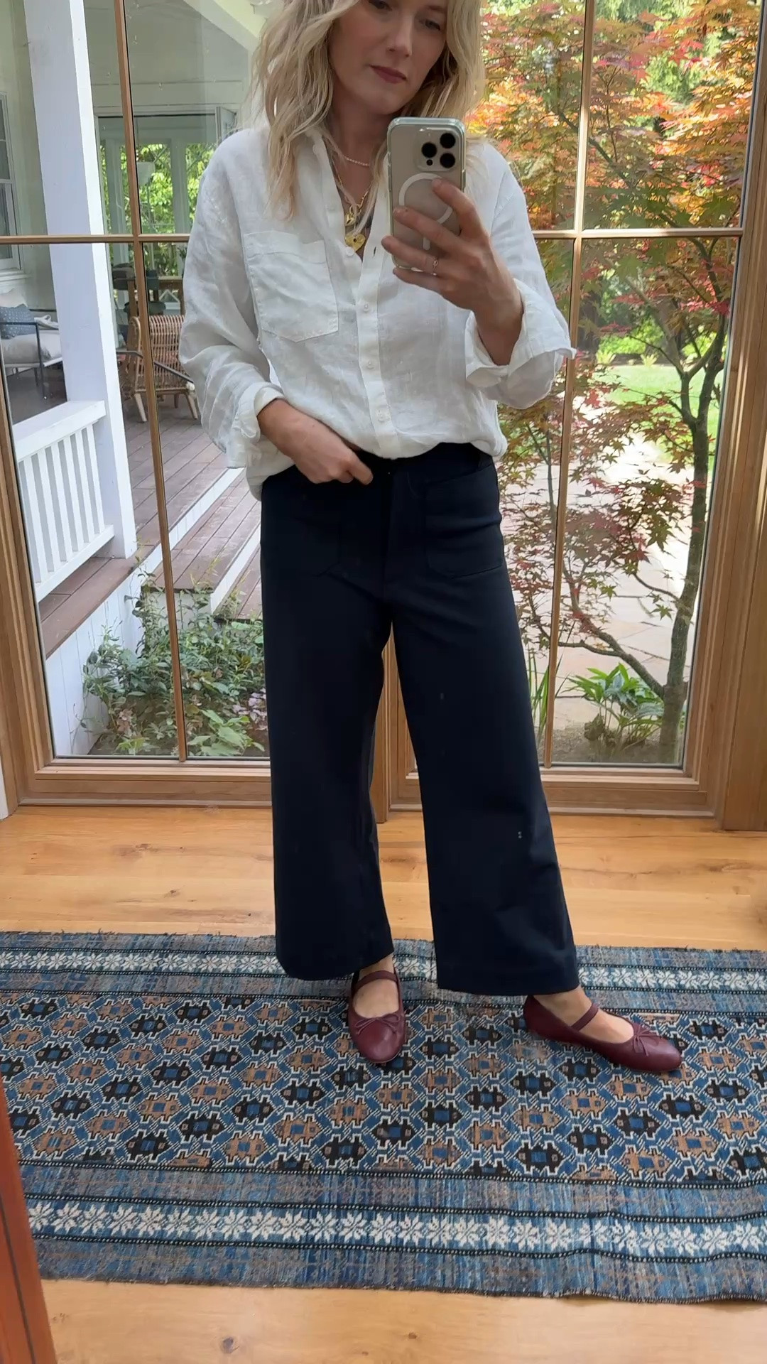 Wearing a small in the top and a 26 in the pants!