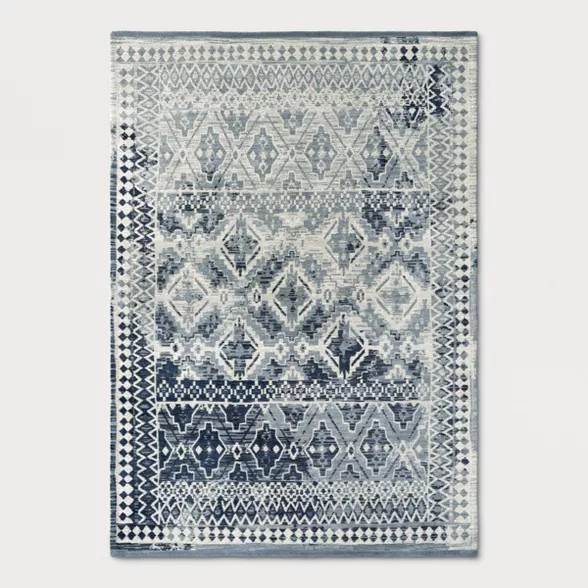 Tapestry Woven Accent Rug Turquoise - Threshold™ | Target