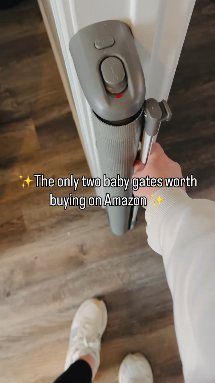 ✨Like & save for later! Comment BABY GATE for direct links! 🔗

The only two baby gates that don’t ruin your aesthetics or your home! HURRY, the hidden gate is currently ON SALE! 

We LOVE these gates so much that we actually have two of each! One on either side of the playroom and one at the bottom and top of the stairs! Safety first ✔️