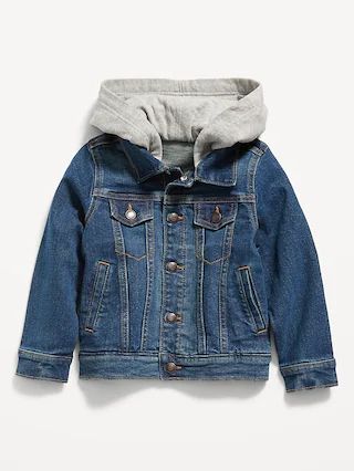 Unisex Hooded Jean Trucker Jacket for Toddler | Old Navy (US)