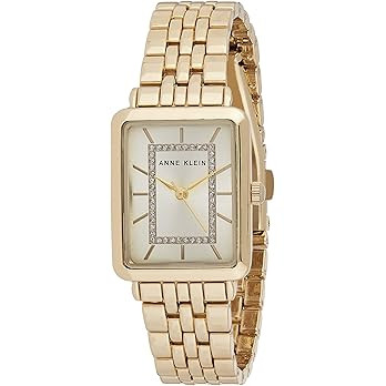 Anne Klein Women's Glitter Accented Bracelet Watch | Amazon (US)