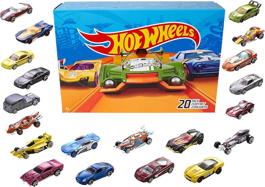 Hot Wheels Toy Cars & Trucks 20-Pack, Set of 20 1:64 Scale Vehicles for Play or Display, Instant ... | Amazon (CA)