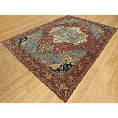 Burdeshaw One-of-a-Kind Rectangle 10' X 14' New Age Wool Area Rug Red | Wayfair North America