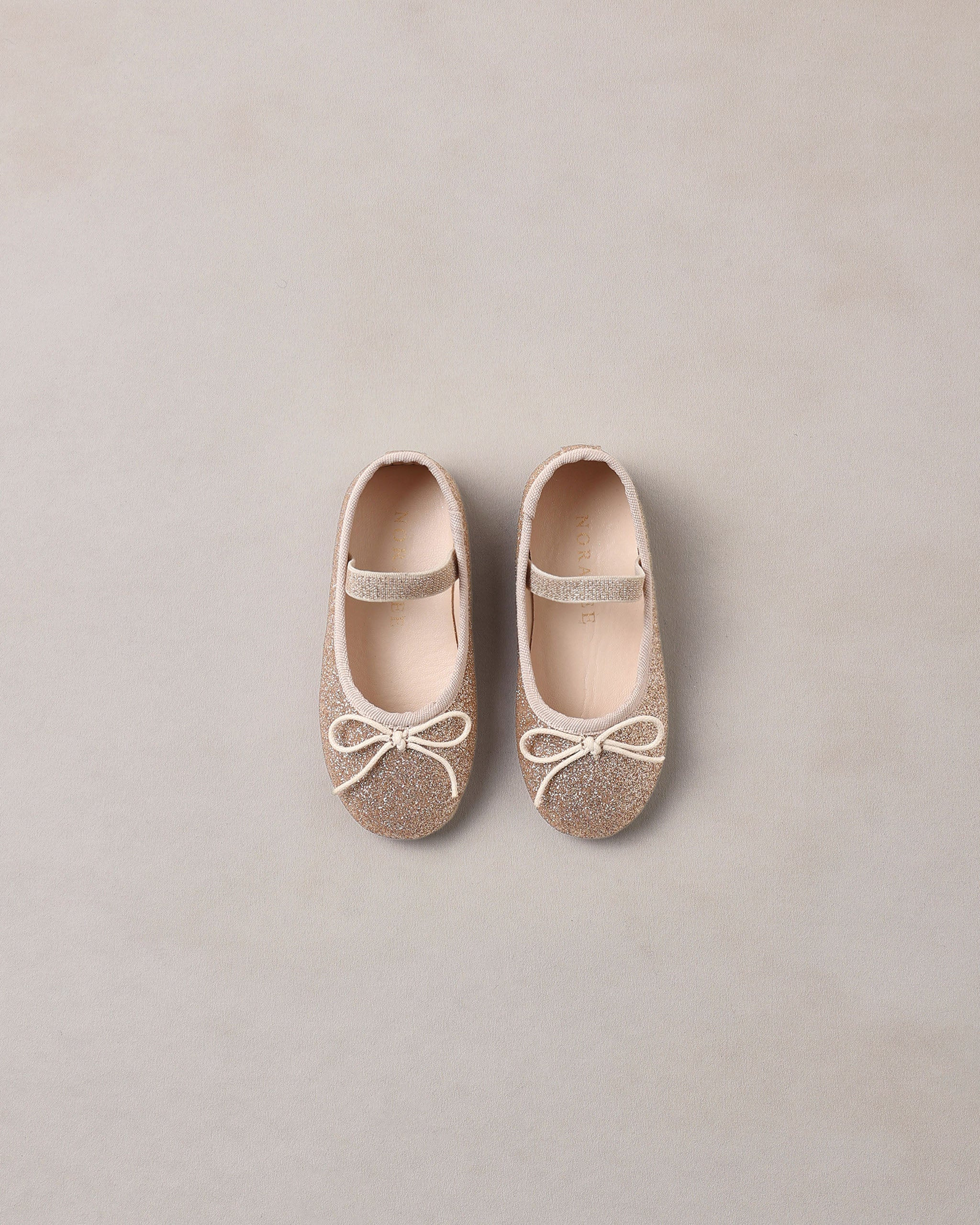 Ballet Flats Rose Gold Shimmer | Rylee + Cru