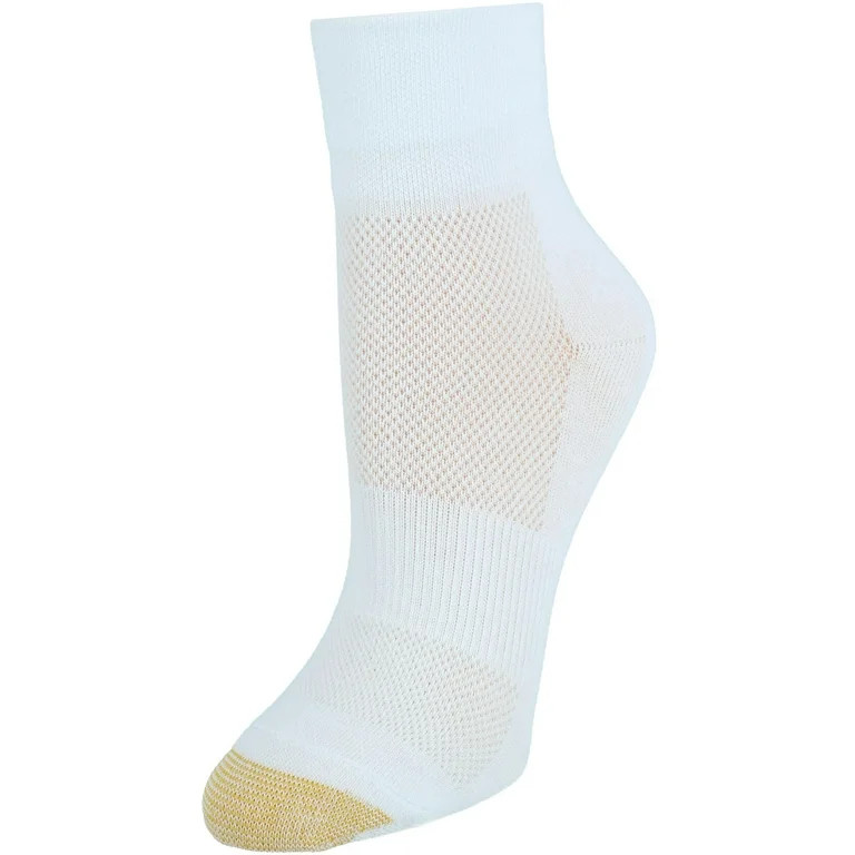 Gold Toe  CoolMax Quarter Ankle Socks (Pack of 3) (Women) | Walmart (US)