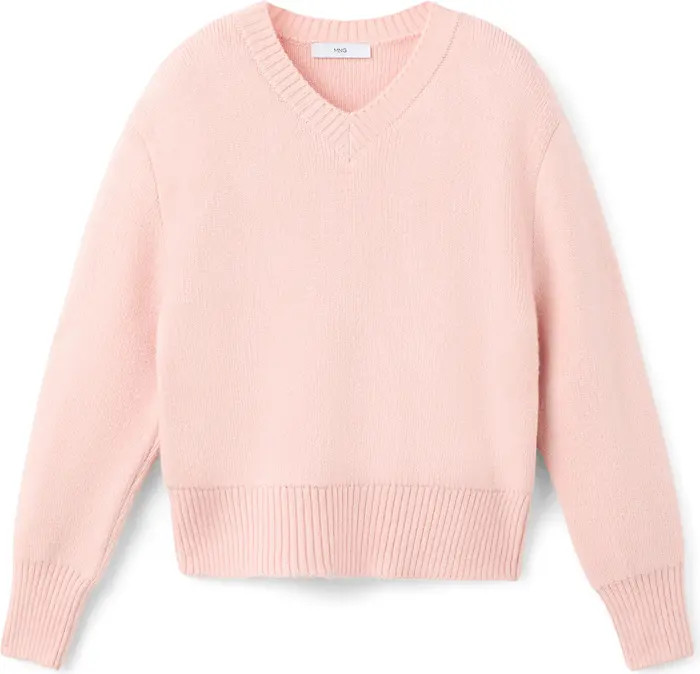MANGO V-Neck Sweater | Nordstrom | Nordstrom