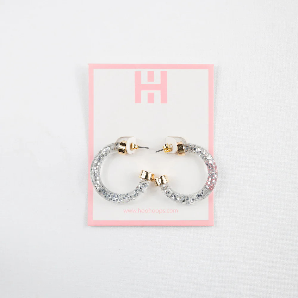Minis - Silver Glitter | Hoo Hoops