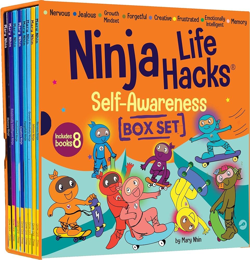 Ninja Life Hacks Self Awareness 8 Book Box Set (Books 41-48: Frustrated Ninja, Nervous Ninja, Jea... | Amazon (US)