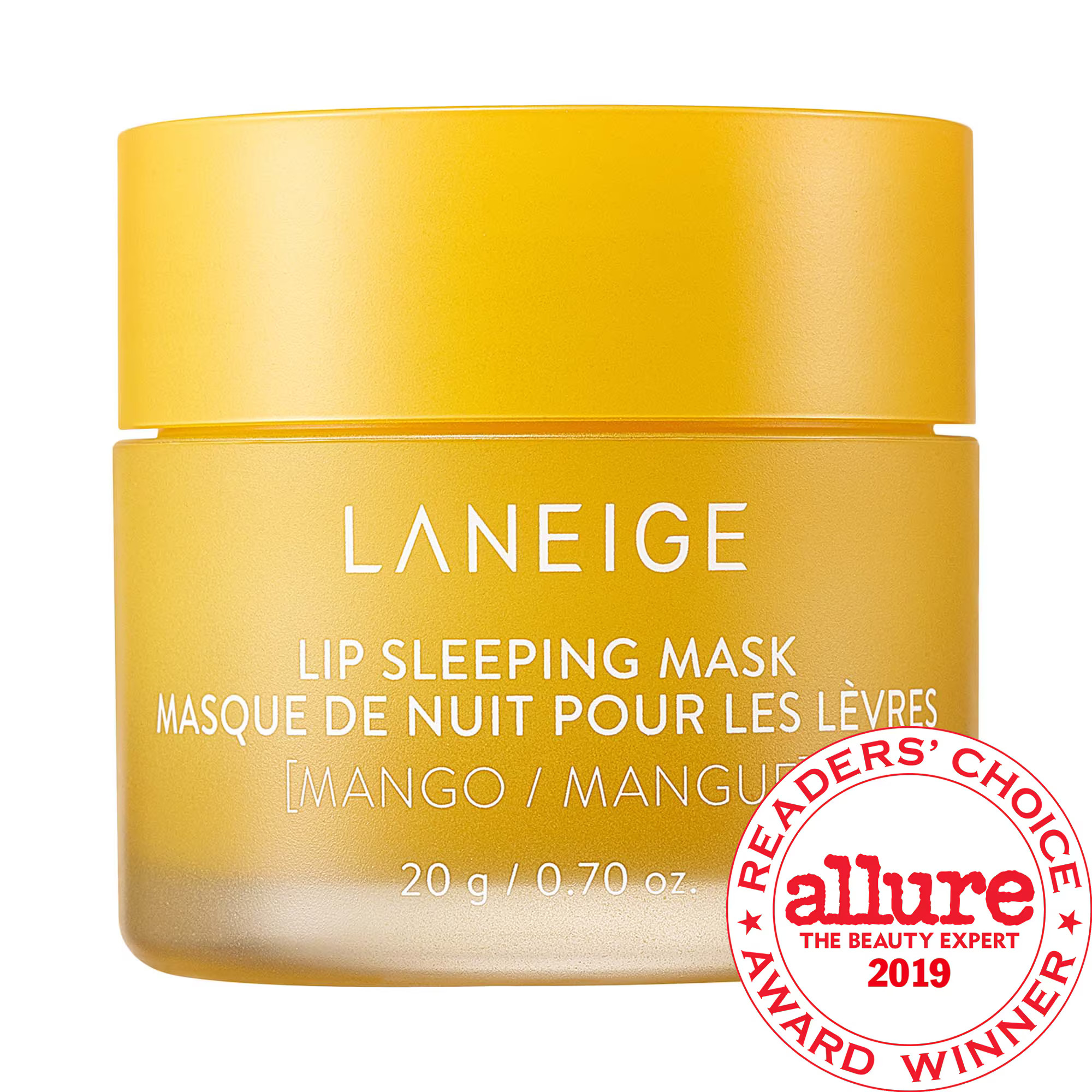 LANEIGE Lip Sleeping Mask Intense Hydration with Vitamin C Mango 0.7 oz / 20 g | Sephora (CA)