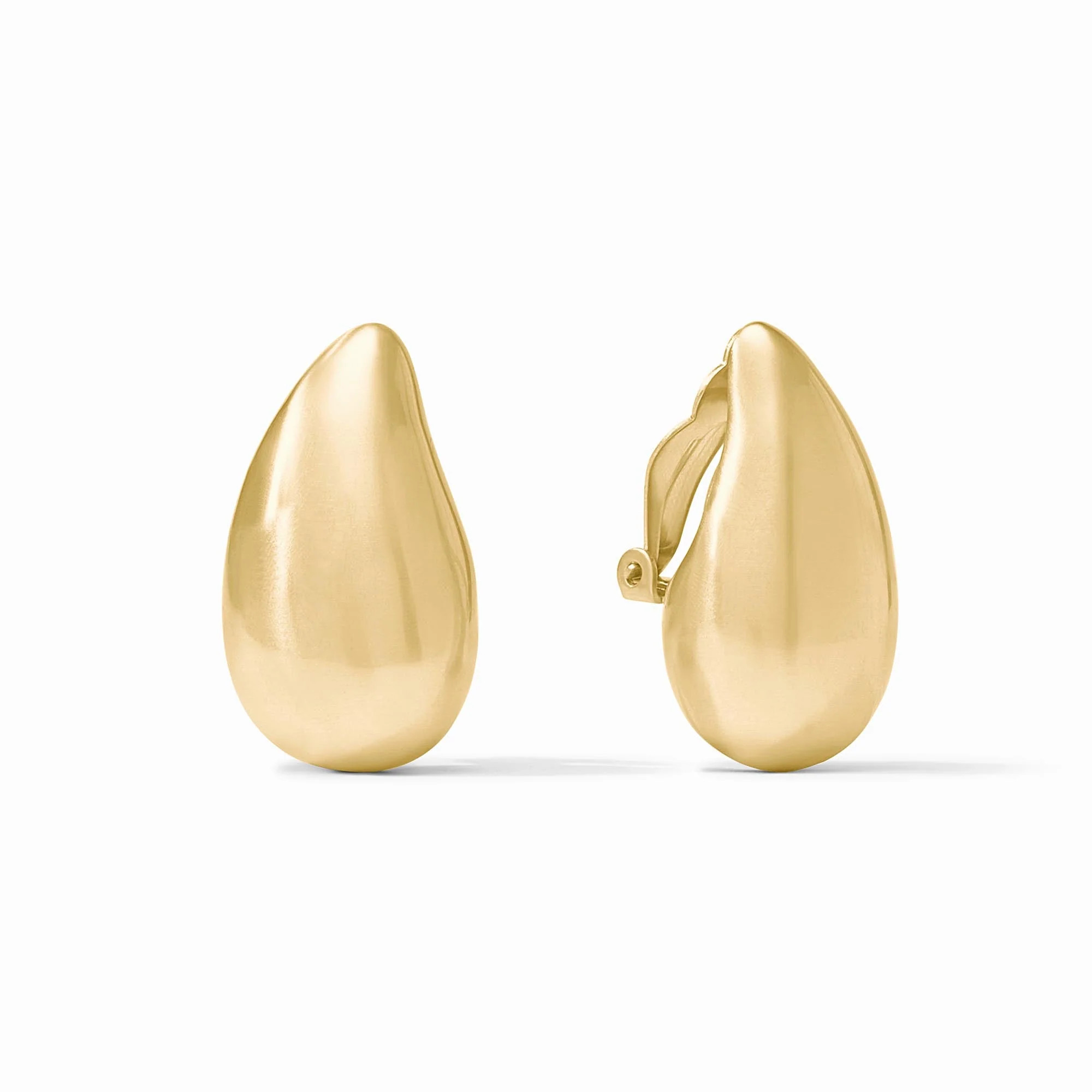 Gold Wave Clip Earring | Julie Vos
