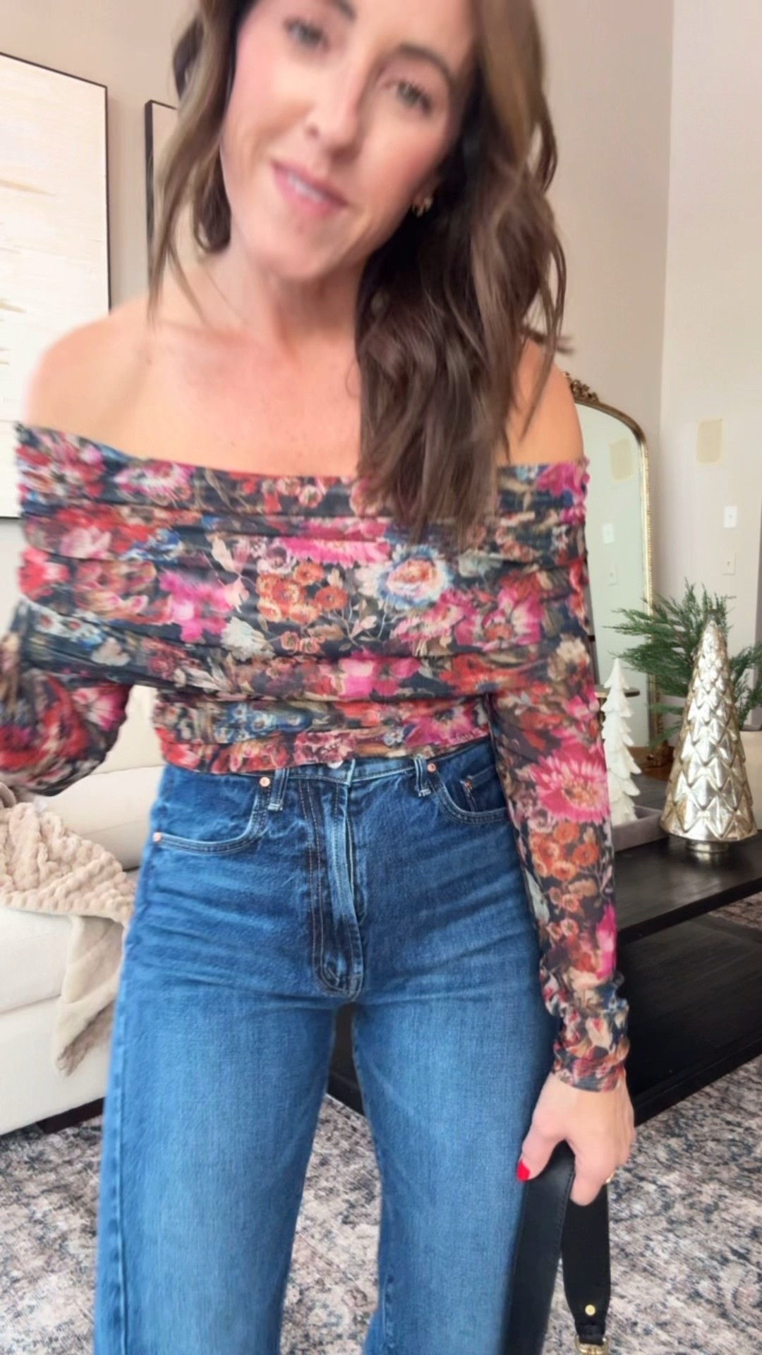 XS top. 
Love this pink floral. Fun for Winter, Valentine’s Day and into spring  

#LTKSeasonal #LTKHoliday