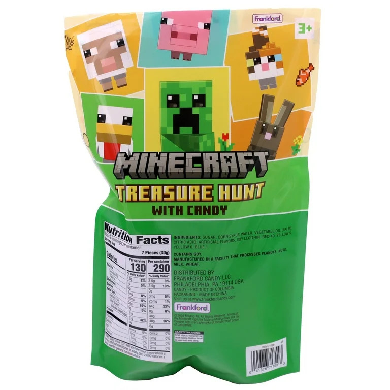 Frankford Minecraft Treasure Easter Egg Hunt with Fruity Chews Candy | Walmart (US)