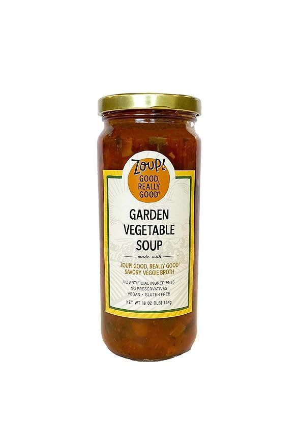 Garden Vegetable Soup by Zoup! Good, Really Good® - No Artificial Ingredients, No Preservatives,... | Amazon (US)