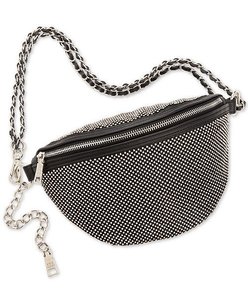 Steve Madden Bling Sparkle Convertible Belt Bag & Reviews - Handbags & Accessories - Macy's | Macys (US)