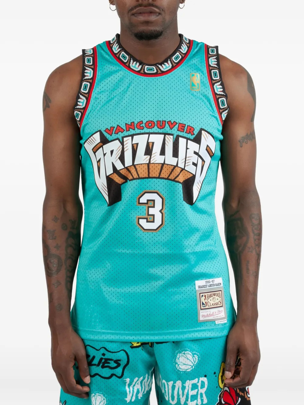 Mitchell & Ness Grizzlies number jersey - Blue | Farfetch Global
