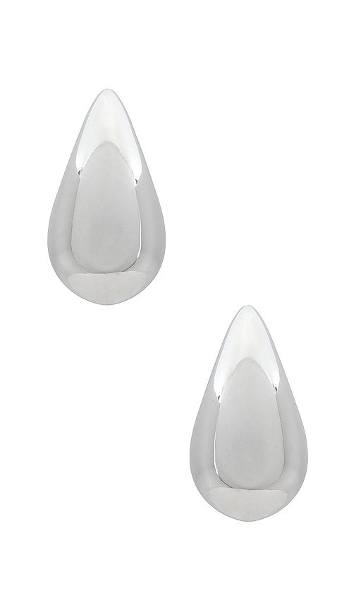 Amber Sceats Lila Earrings in Metallic Silver. | Revolve Clothing (Global)