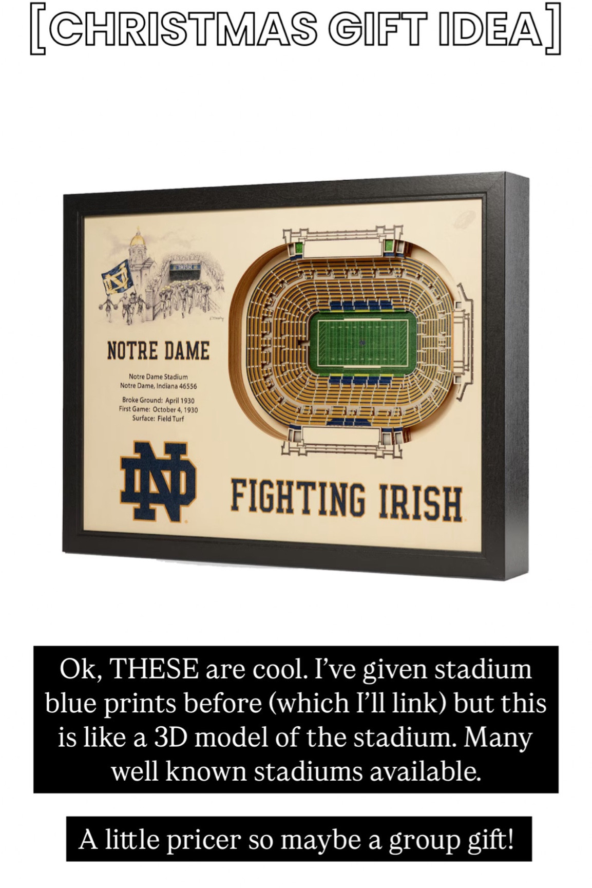 Stadium art for sports fans! 

#LTKGiftGuide