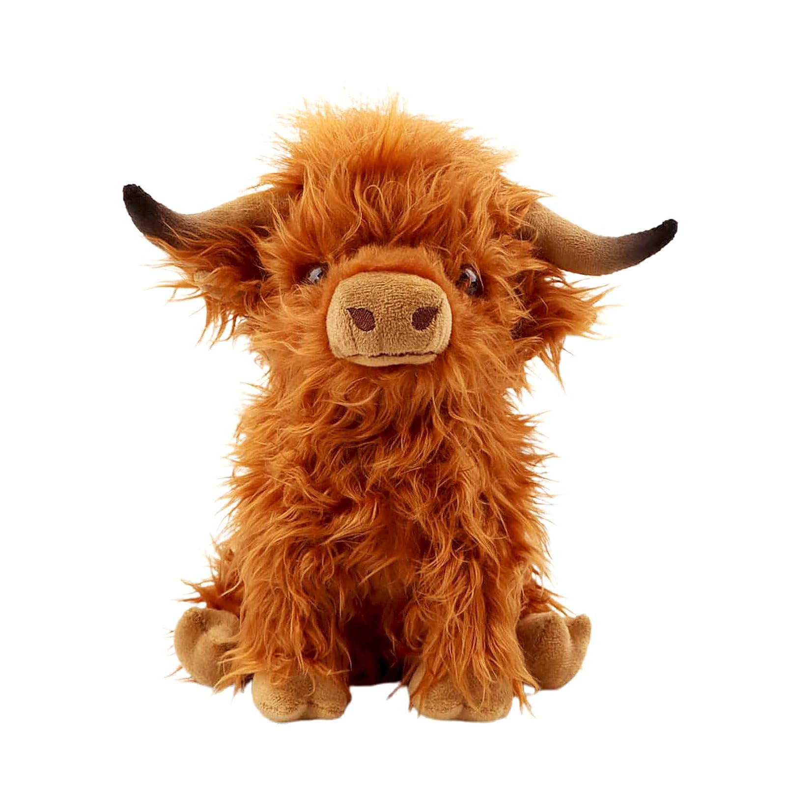 10.5 inches Highland Cows Stuffed Animals, Cute Fluffy Cow Plush Figure Toys Realistic Highland C... | Amazon (US)