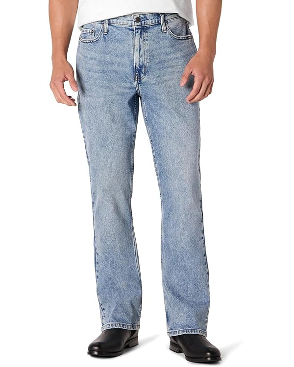 Amazon Essentials Men's Low Stretch Straight-Fit Bootcut Jeans | Amazon (US)