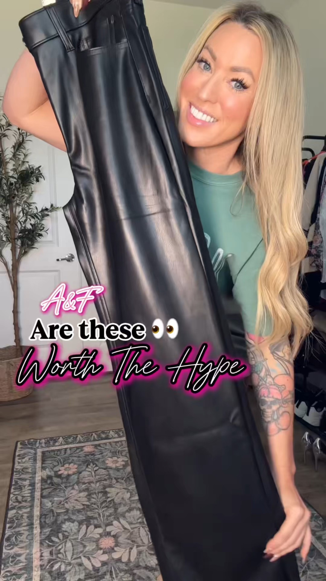 Worth the hype 👀 YES!!!!! 🙌🏻 Soft lined, flattering, and 50% off — linked.

Here’s what sold me:
✔️ structured and flattering through the waist and hips
✔️ soft lining on the inside (huge bonus — not stiff or scratchy)
✔️ instantly elevates even a simple sweater
✔️ comfortable enough to actually wear

AND the best part?
They’re currently on sale from $110 to $55 👀🖤

So… are they worth the hype?
For me — yes, especially at this price.
I’d absolutely repurchase these.

Shop these Abercrombie vegan leather pants while they’re 50% off 👀

❤️ Save this if you’ve been on the fence.





#LTKSaleAlert #LTKOver40 #LTKFindsUnder100