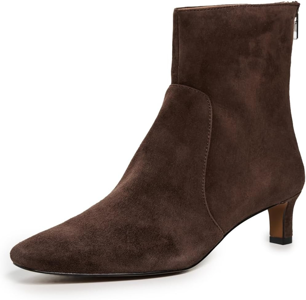 Madewell The Dimes Kitten-Heel Boot in Suede | Amazon (US)