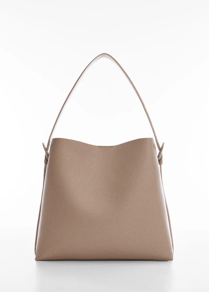 Shopper bag with buckle -  Women | Mango United Kingdom | MANGO (UK)