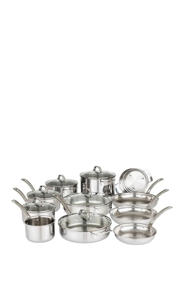 3-Ply Stainless Steel 17-Piece Cookware Set | Nordstrom