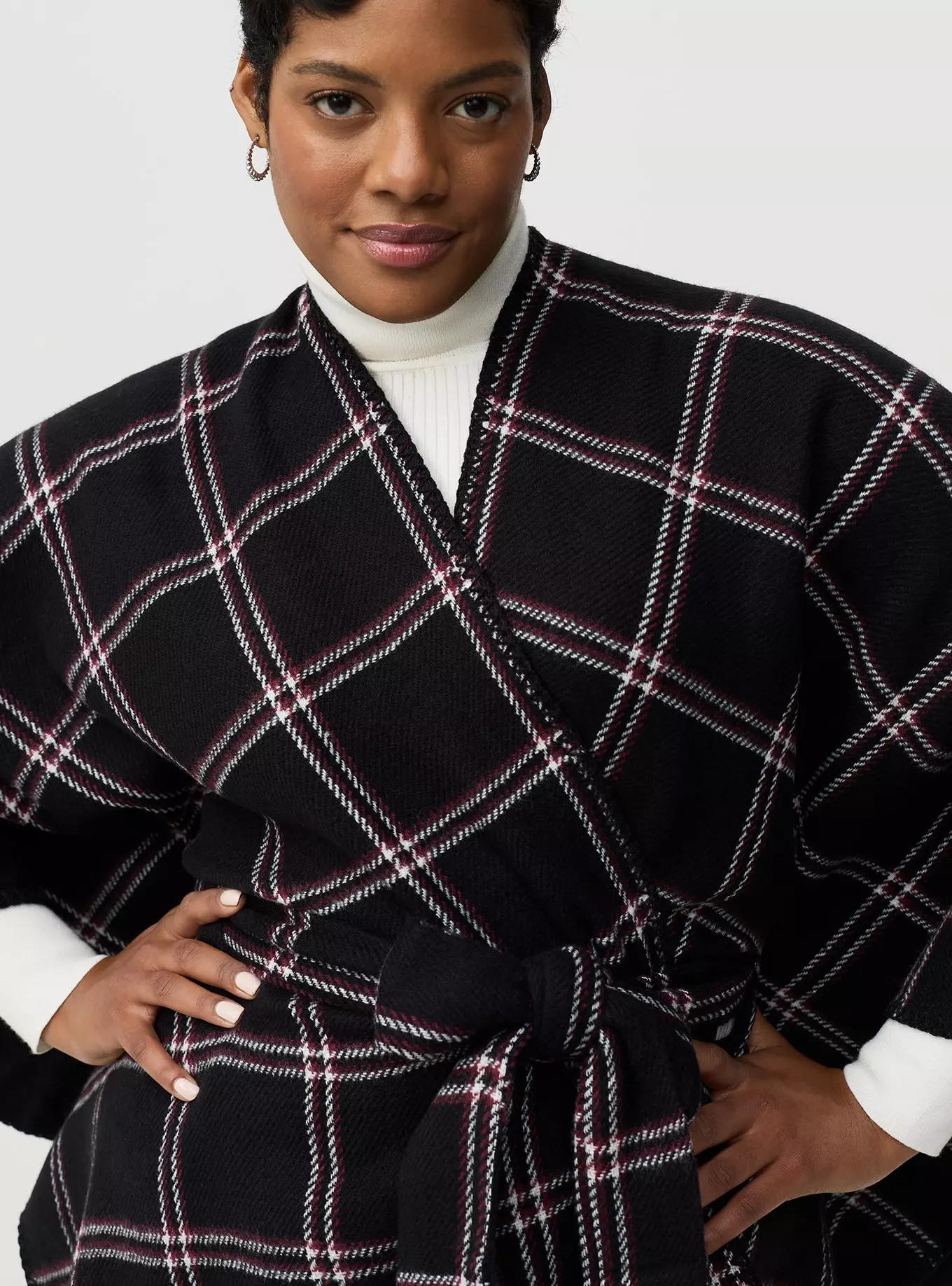 Belted Plaid Ruana | Torrid (US & Canada)