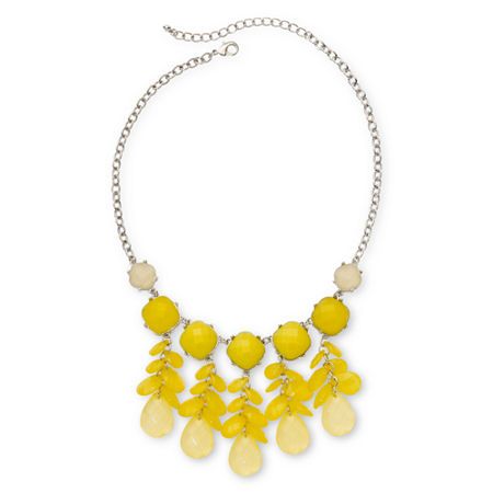 Mixit Ombré Yellow Bib Necklace | JCPenney