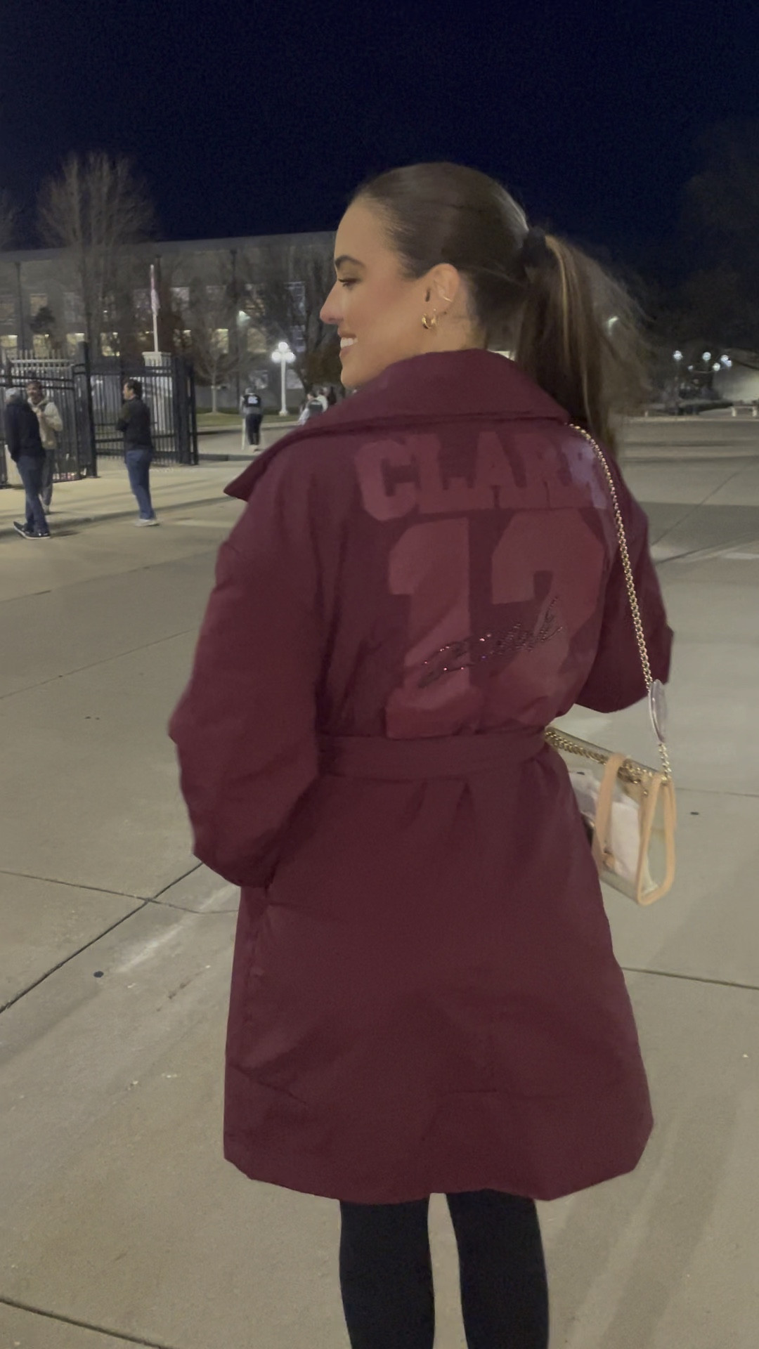 DIY game day jacket!!! Used cricut to cut vinyl and then rhinestoned! 

Jacket is old from Target clearance section
Purse is the Flie brand
Boots are old from H&M

#LTKU #LTKParties #LTKFindsUnder50