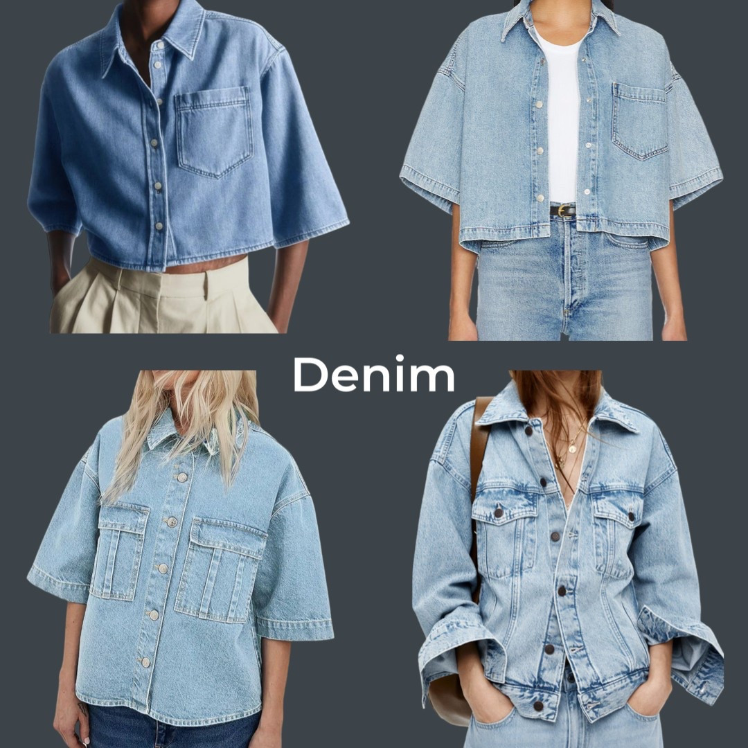 Denim style tops and jackets 

#LTKFestival #LTKWorkwear #LTKSeasonal