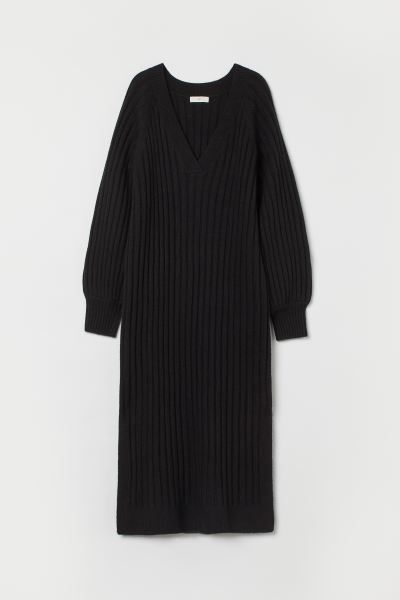 Rib-knit dress | H&M (UK, MY, IN, SG, PH, TW, HK)