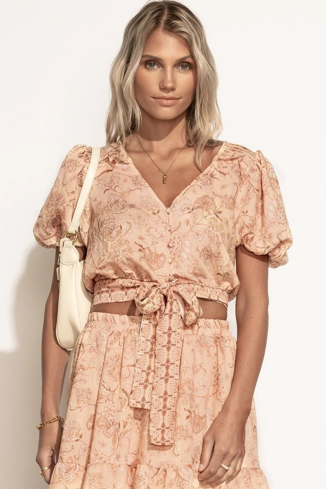 Sawyer Top in Peach - FINAL SALE - böhme | Böhme US