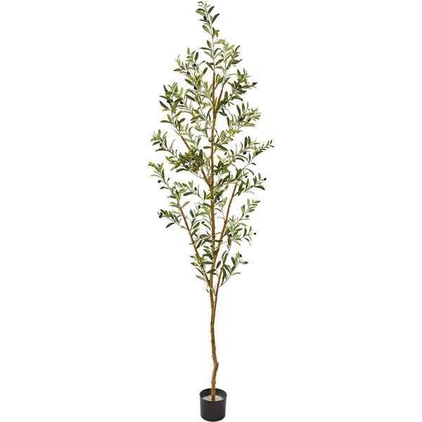 82'' Faux Olive Tree Tree in Planter | Wayfair North America