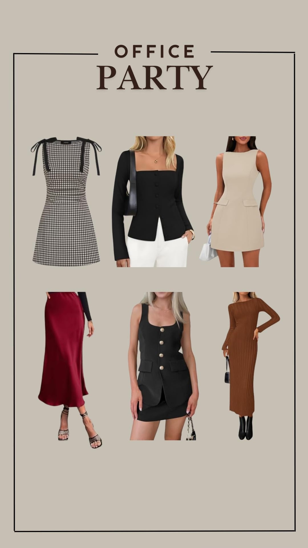 some cute office party options 

#LTKHoliday #LTKSeasonal #LTKootd