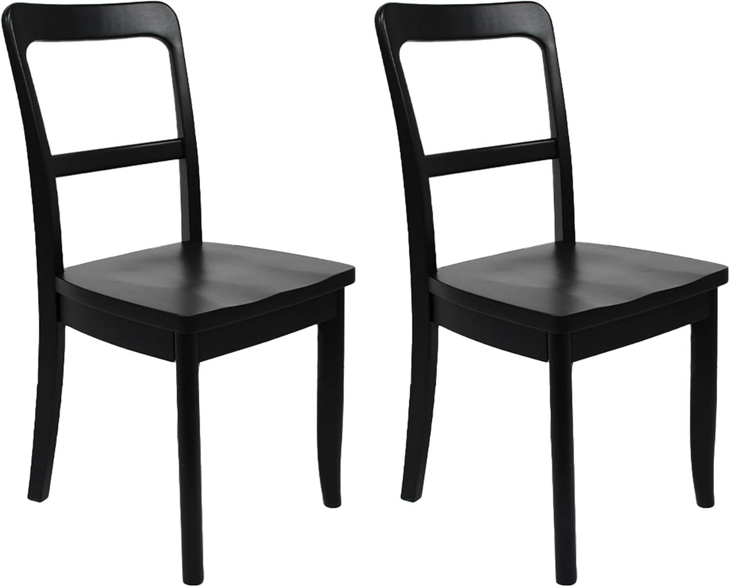 East at Main 100% Solid Wood Dining Chairs - 17" W x 20.5" D x 36" H Set of 2 Handcrafted Modern ... | Amazon (US)